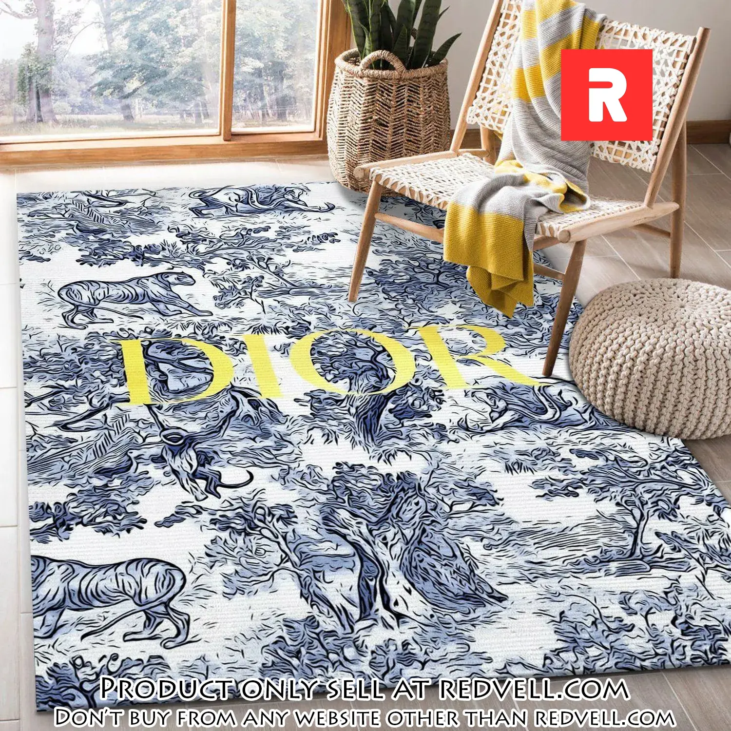 Dior rug fashion brand rug floor decor home decor rv4610726